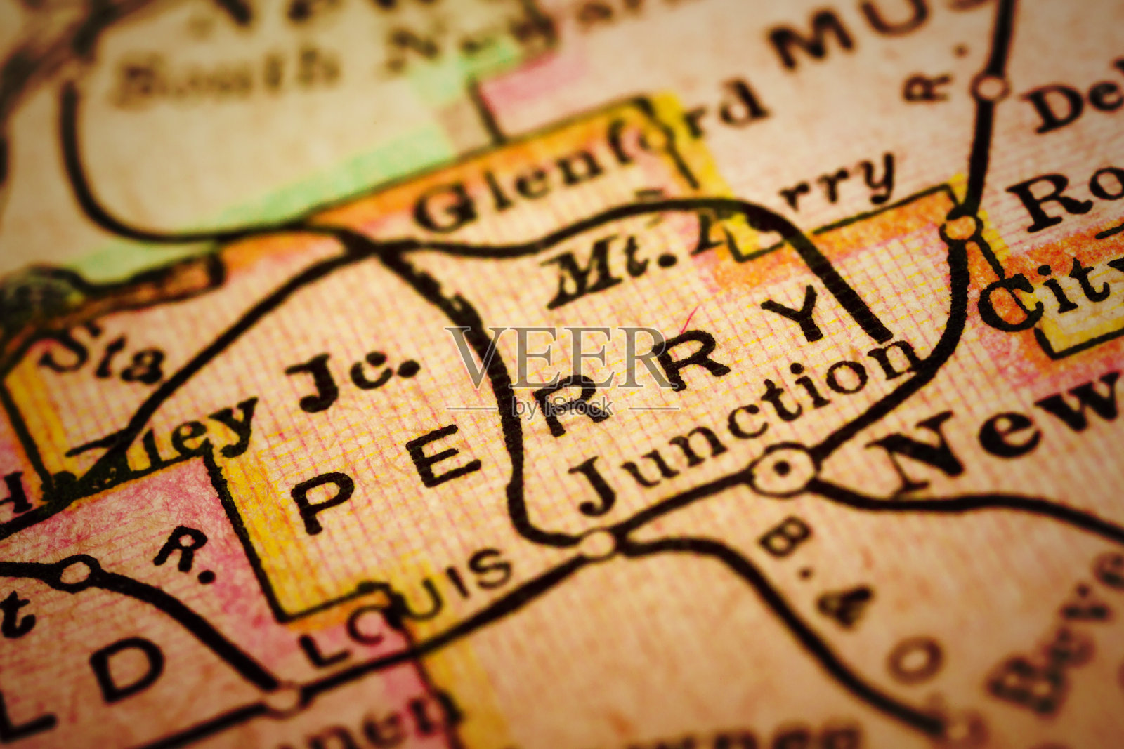 俄亥俄县地图照片摄影图片