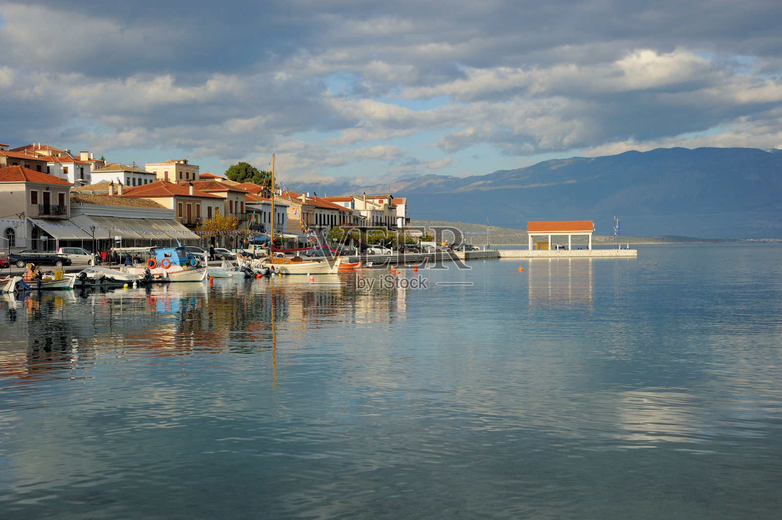 Galaxidi小港照片摄影图片
