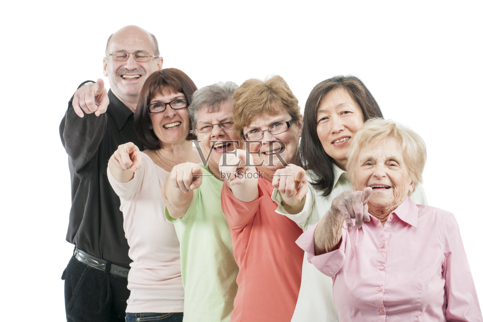 老年人和成年人照片摄影图片