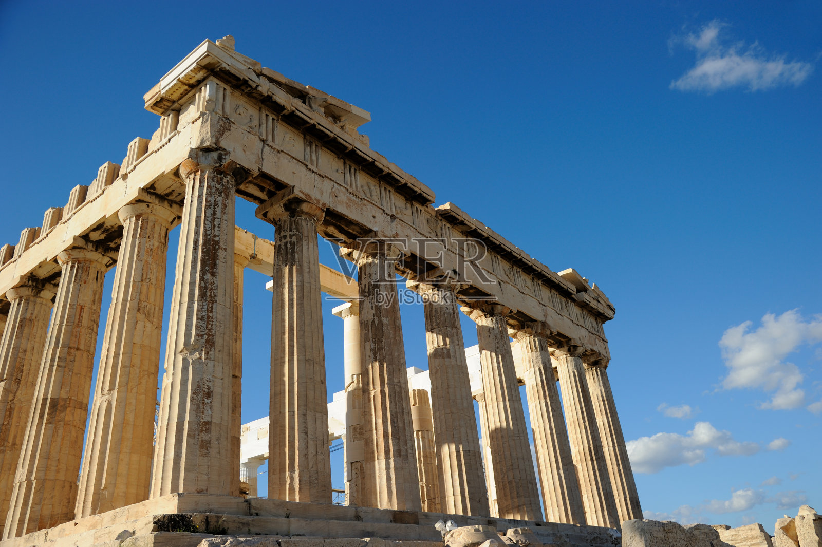 雅典卫城的帕台农神庙照片摄影图片
