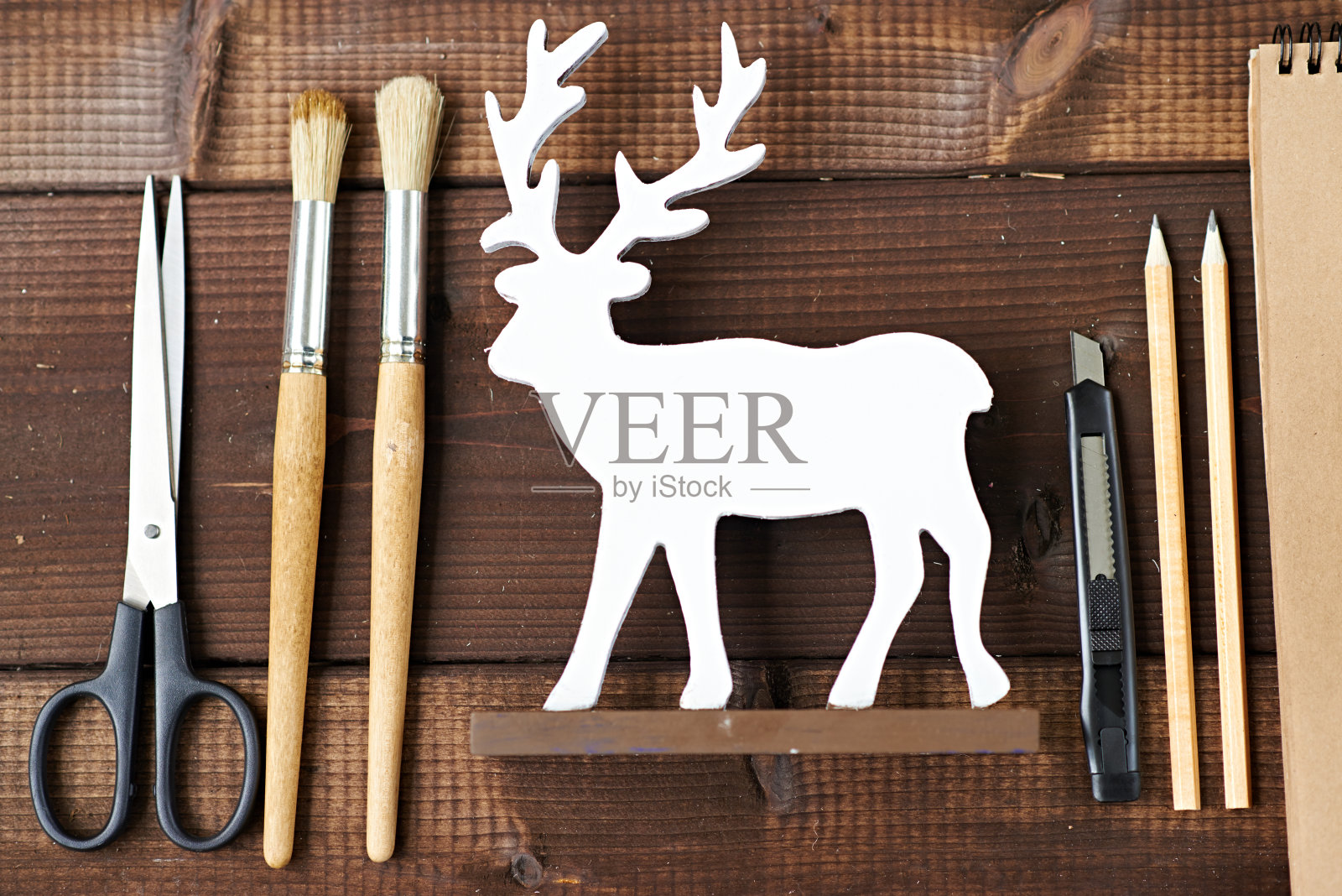 圣诞工艺时间照片摄影图片