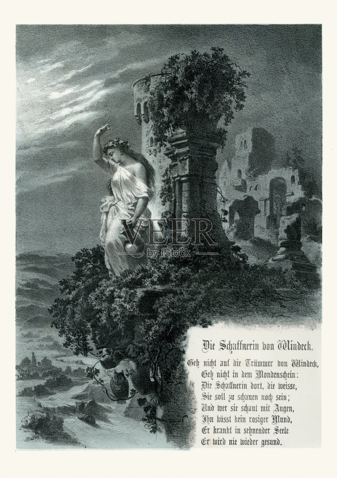 沙夫纳林邦温德克插画图片素材