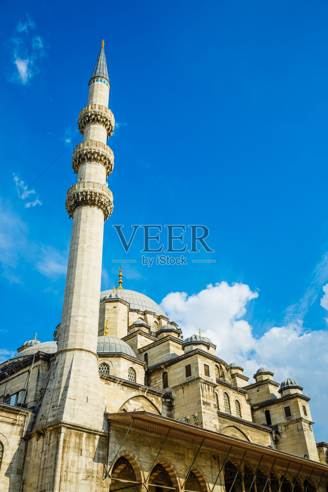 伊斯坦布尔的新清真寺(Yeni Cami)照片摄影图片