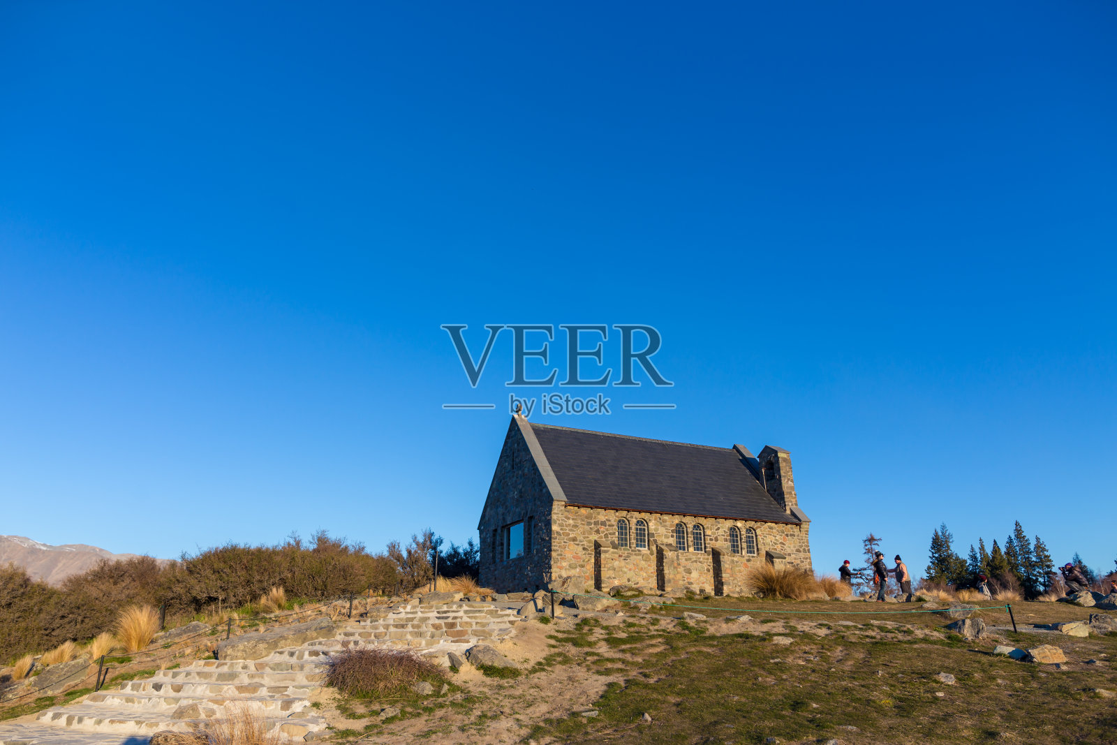 特卡波的好牧人教堂照片摄影图片