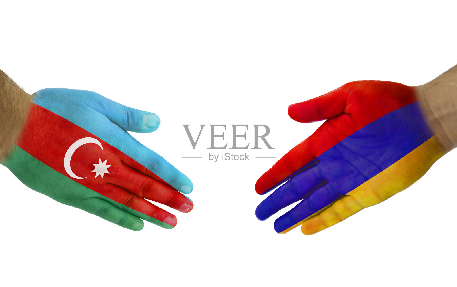 Azerbaijan-Armenia握手照片摄影图片
