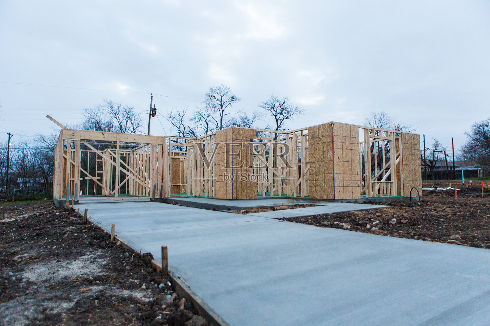 在建未完工房屋照片摄影图片