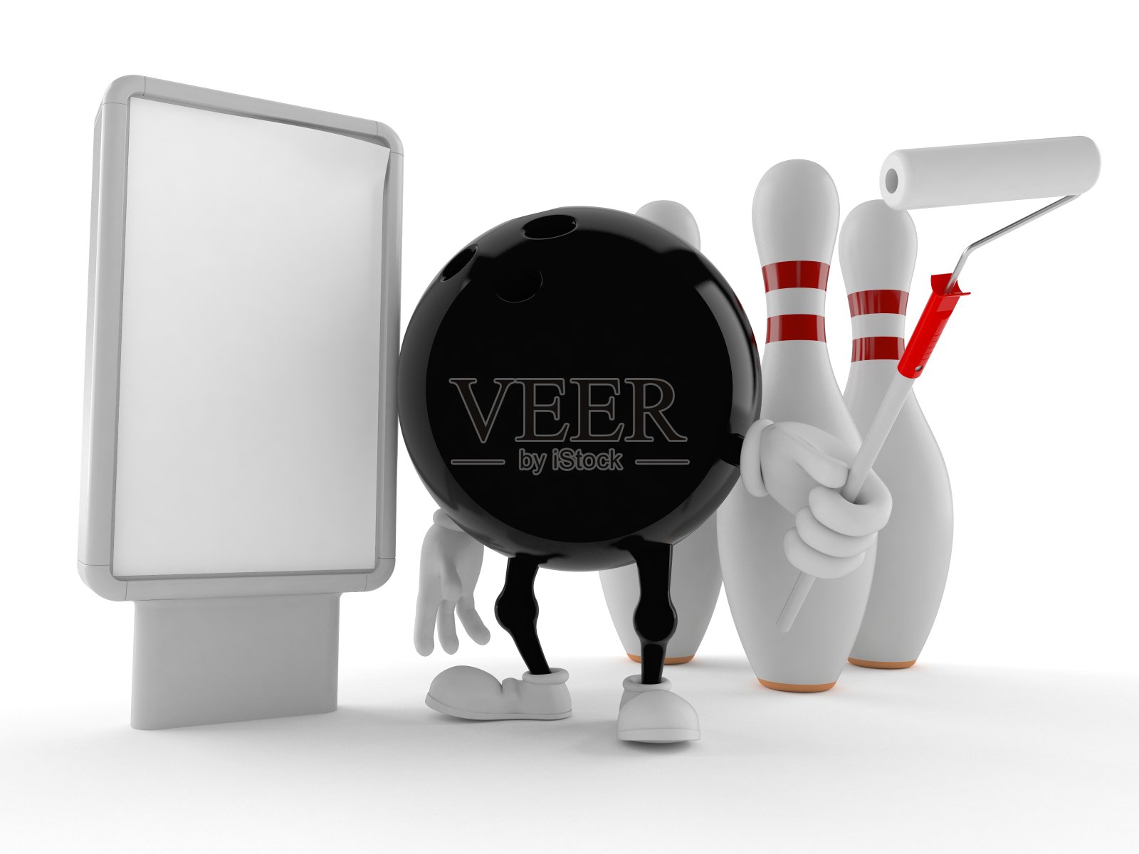 打保龄球照片摄影图片