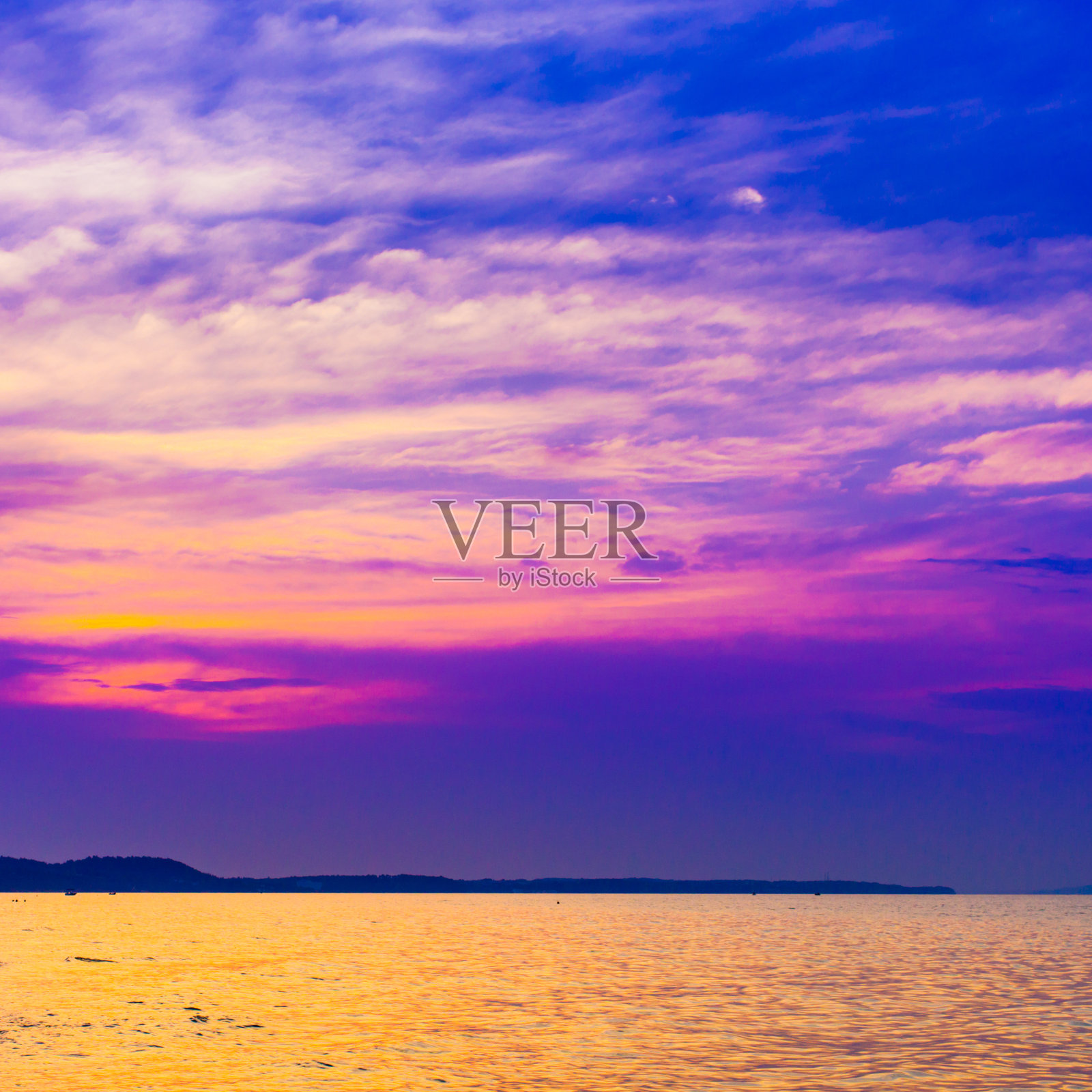 日落天空云彩背景照片摄影图片