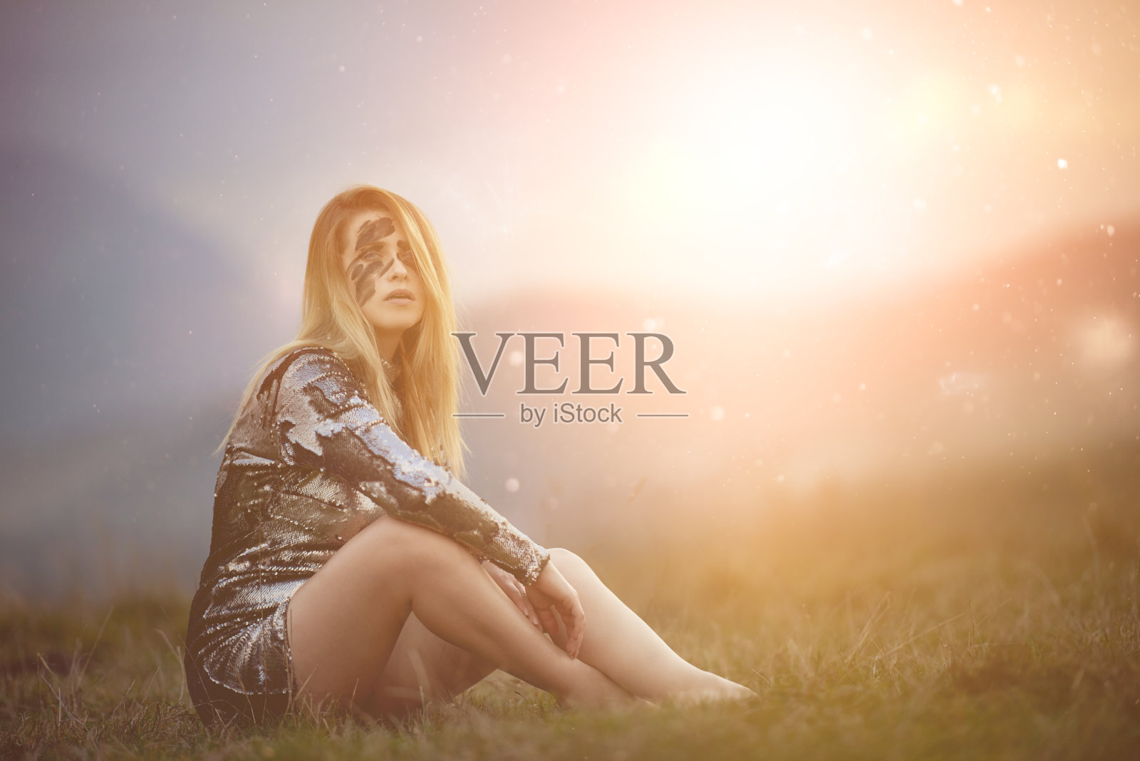 女战士的天性照片摄影图片