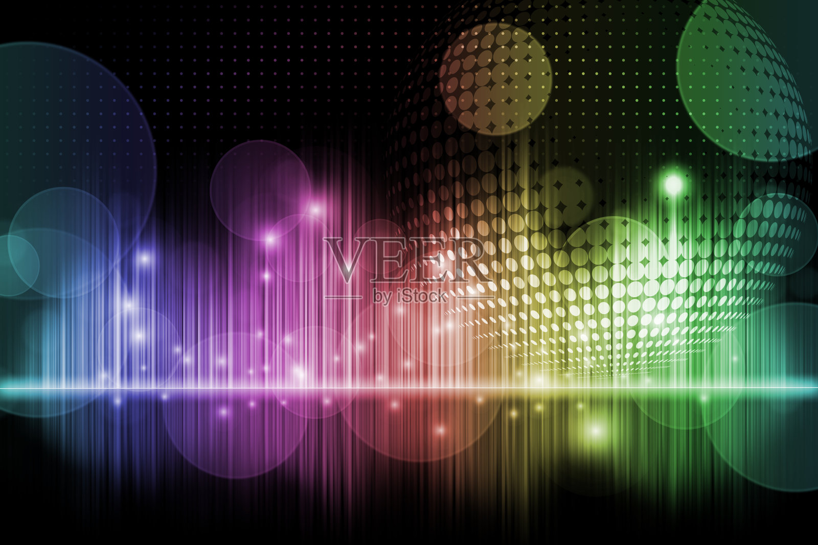 彩虹的音乐背景照片摄影图片