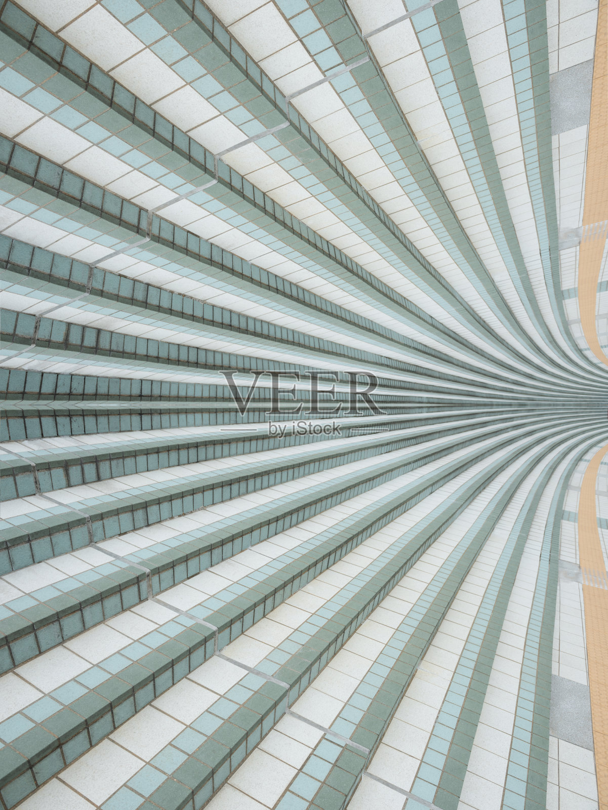 无限的楼梯，斜向无限，镜像照片摄影图片