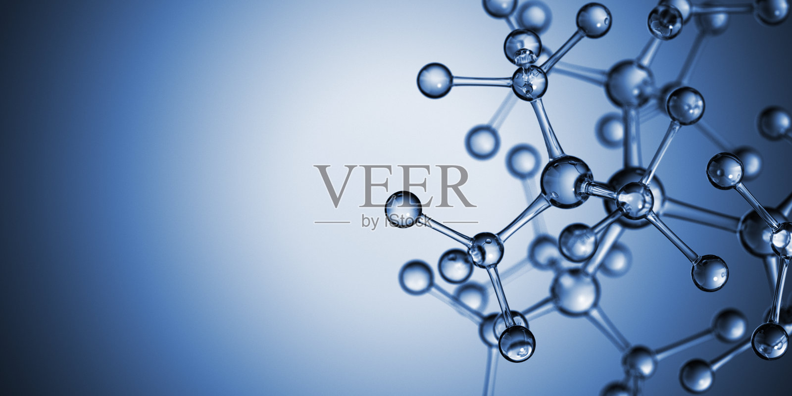 分子结构插画图片素材