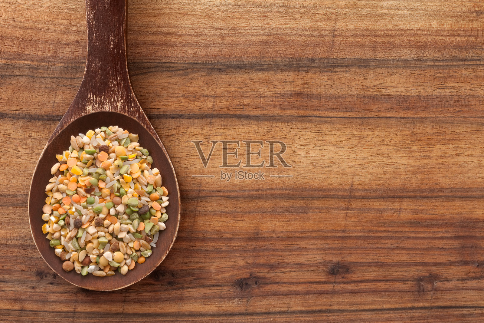 谷物和豆类混合照片摄影图片