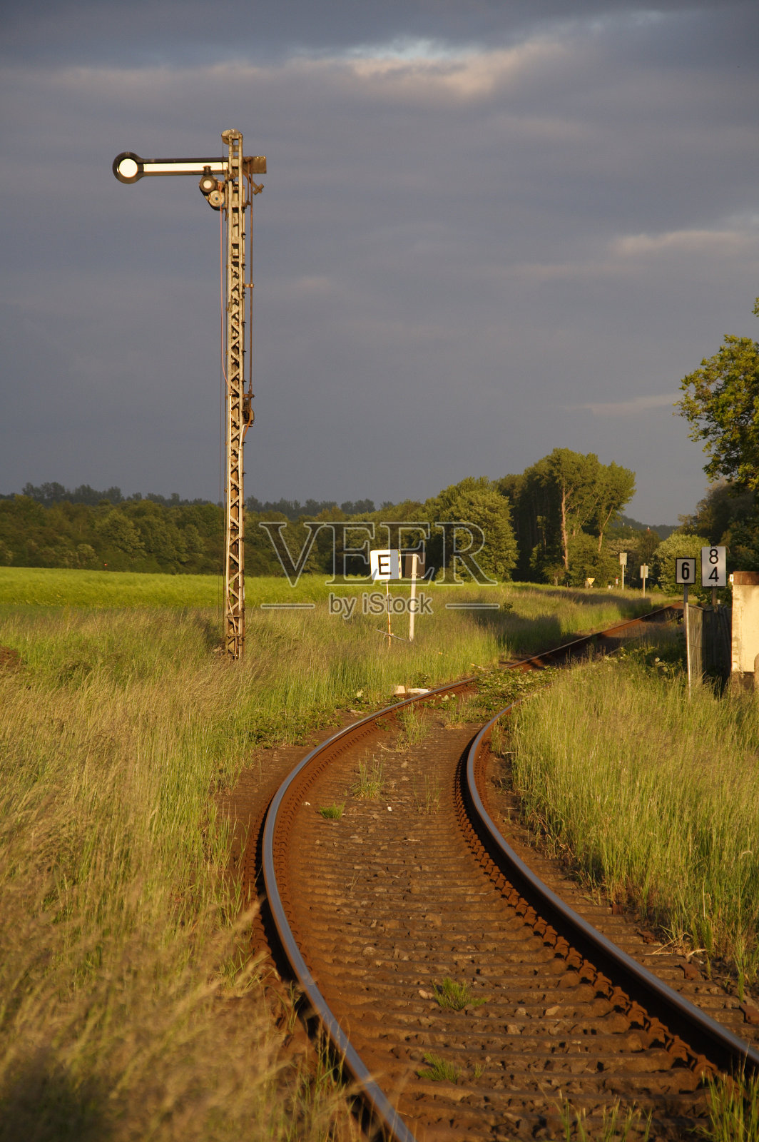 铁路的信号照片摄影图片