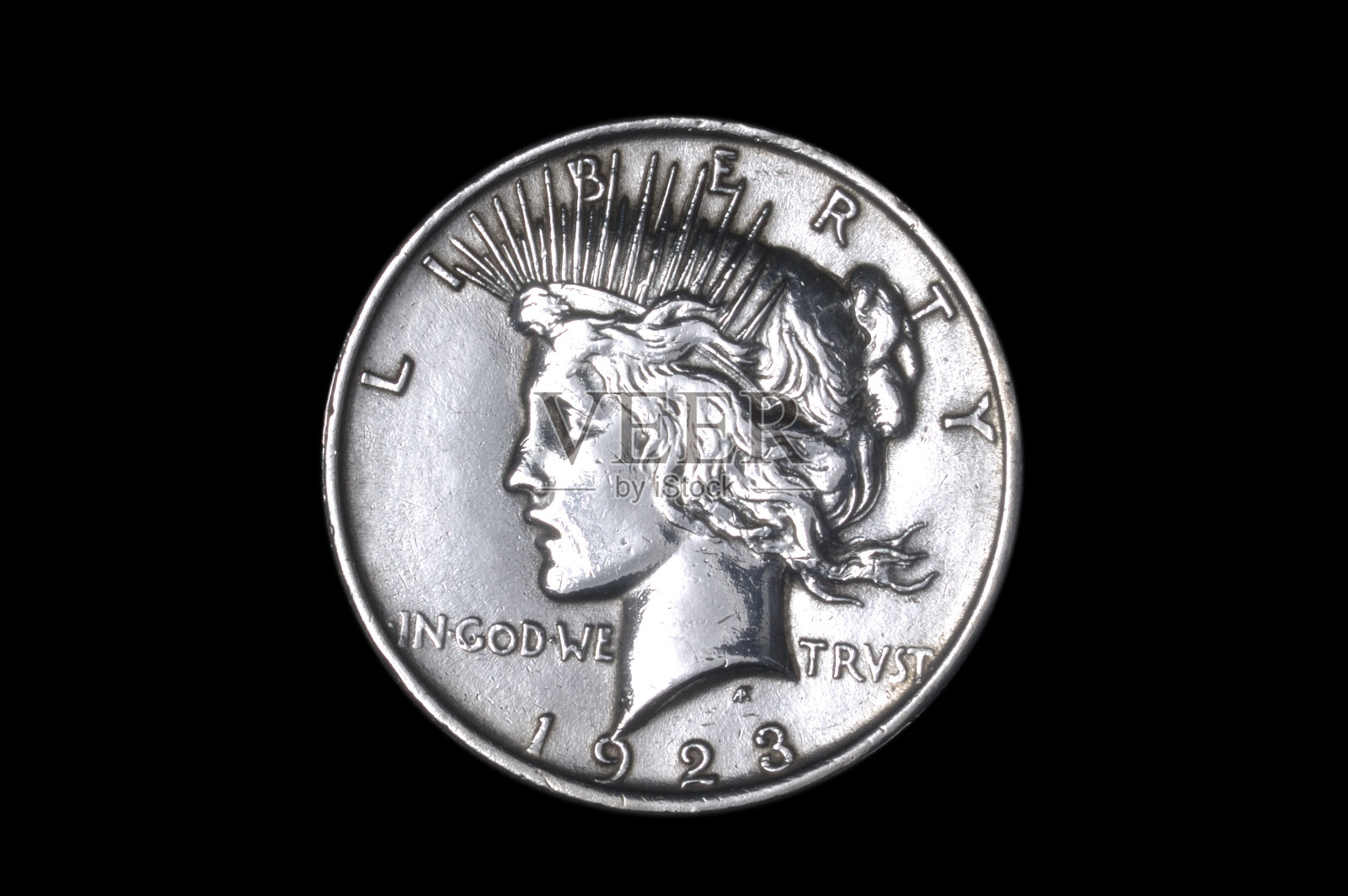 第一枚一美元硬币照片摄影图片