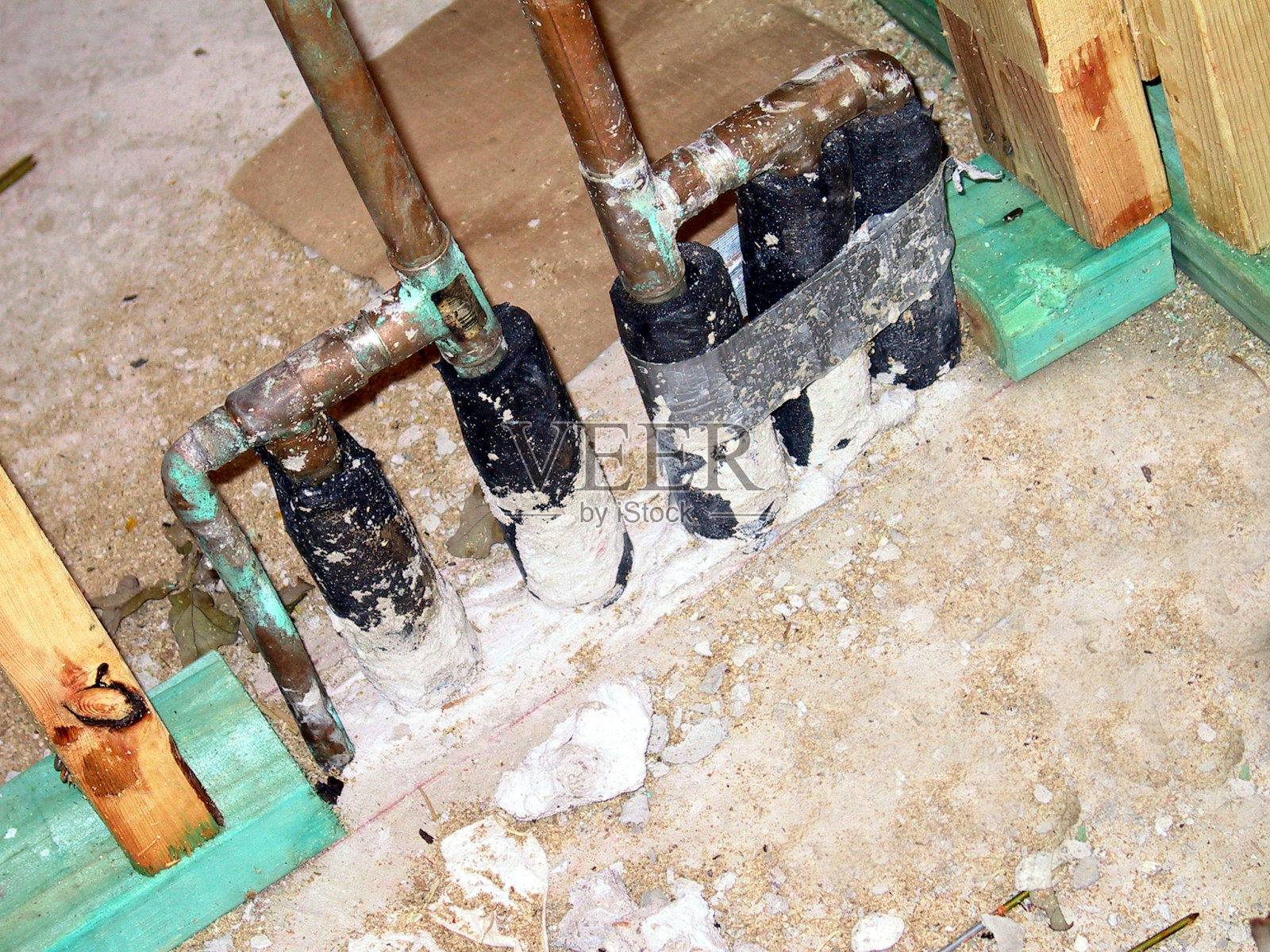 施工,管道照片摄影图片