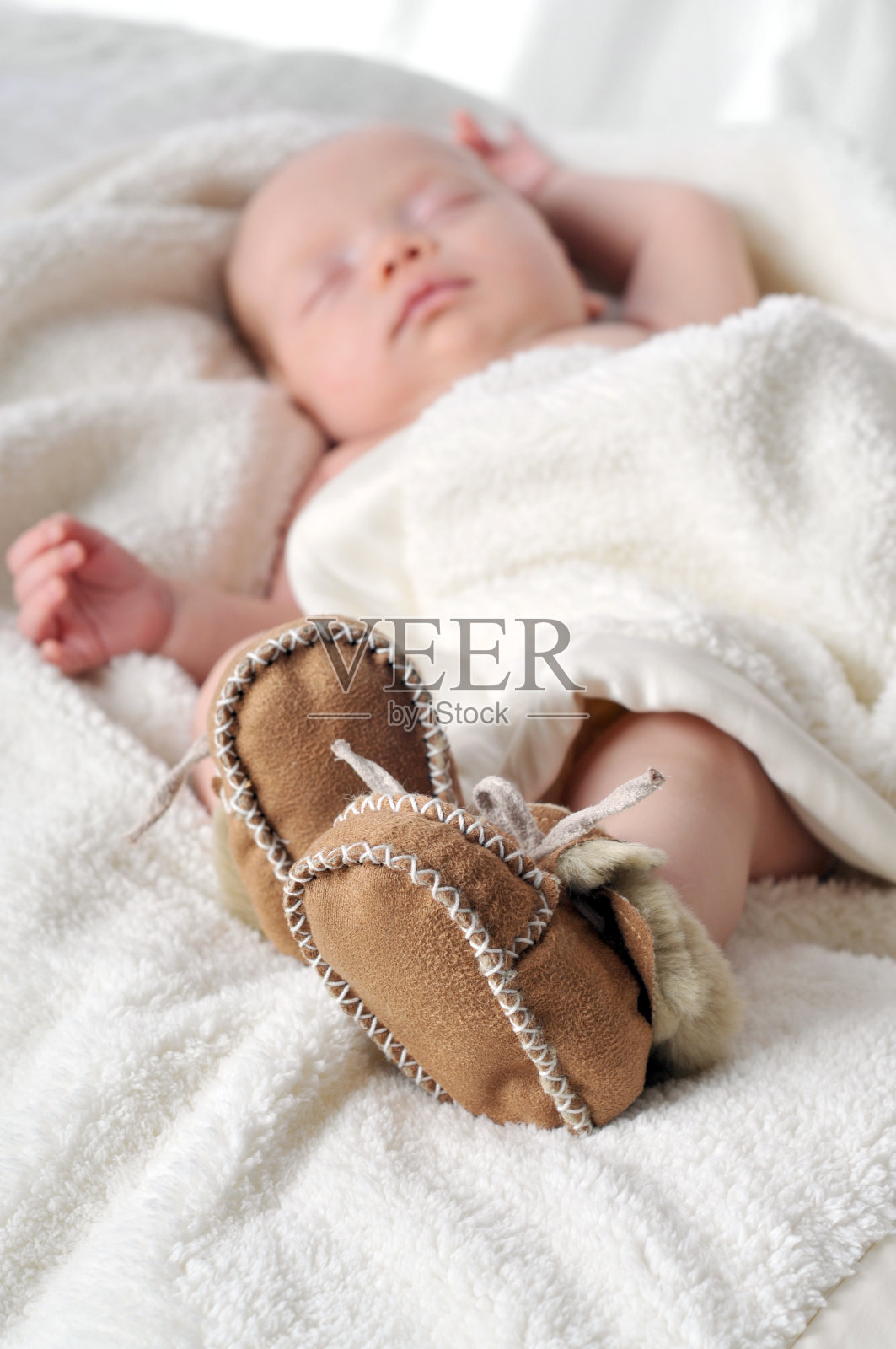 婴儿鞋照片摄影图片