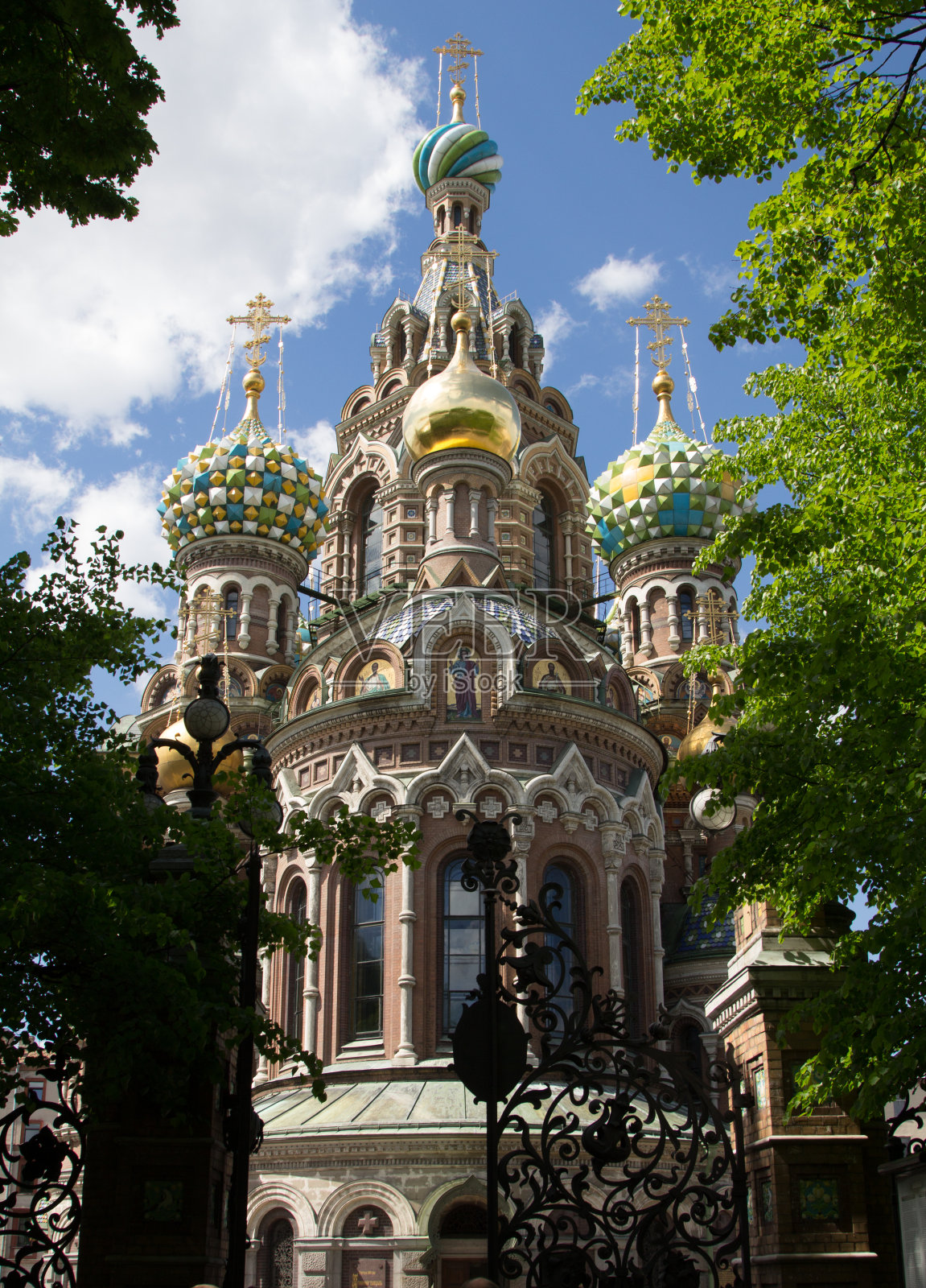 圣彼德堡洒血救世主教堂照片摄影图片