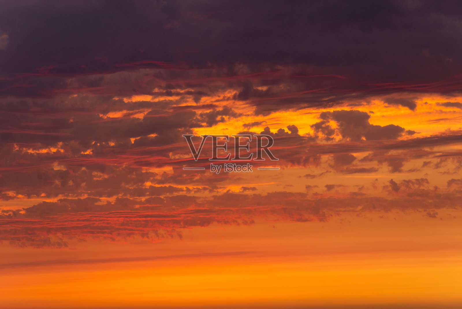 丰富多彩的日落照片摄影图片