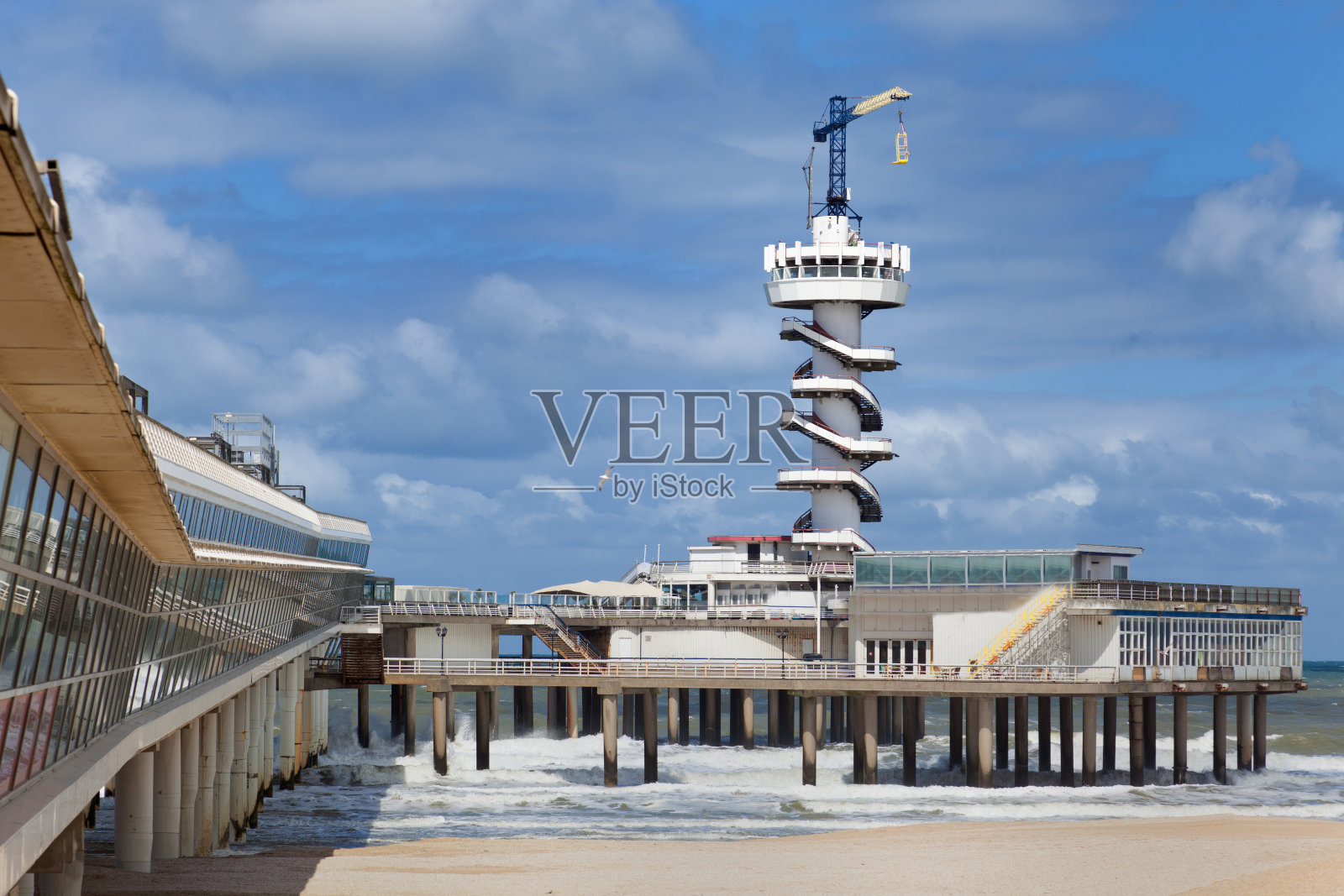 荷兰斯赫弗宁根的码头照片摄影图片