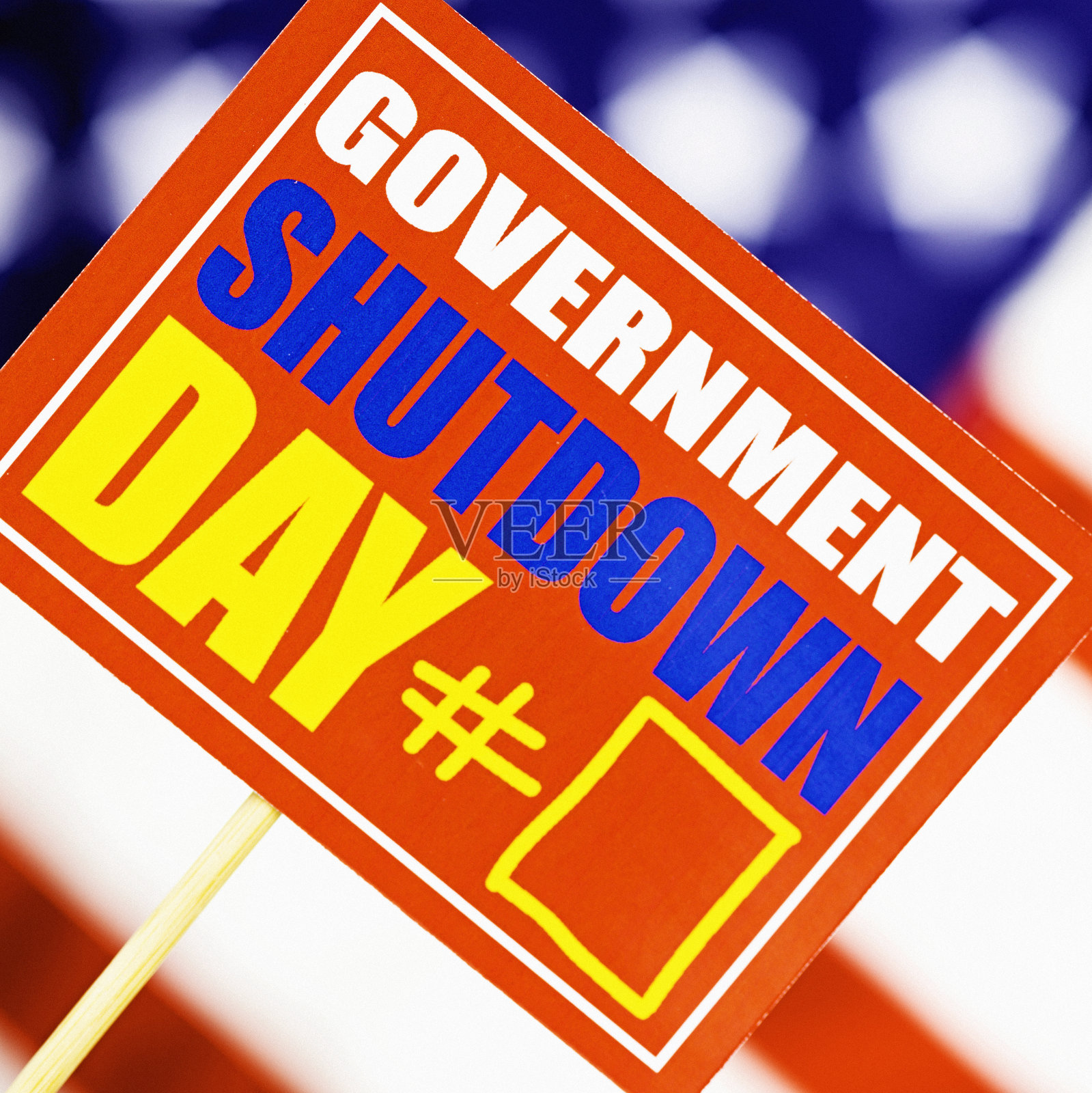 美国政府关门:数日子照片摄影图片