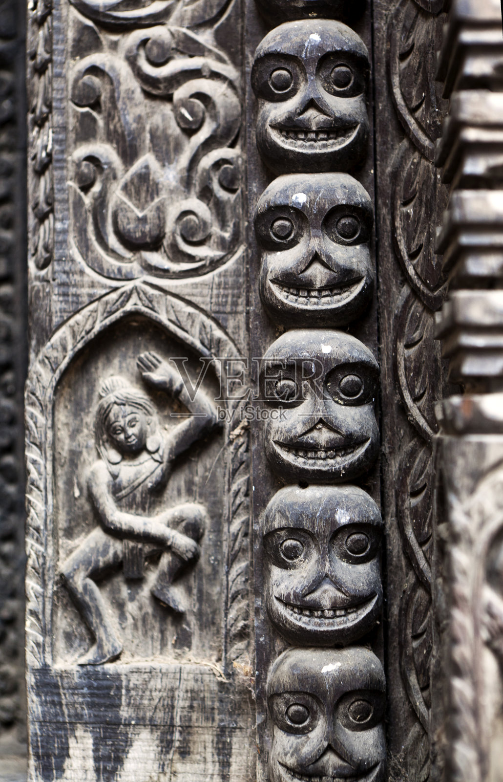 瓦拉纳西-尼泊尔寺庙照片摄影图片