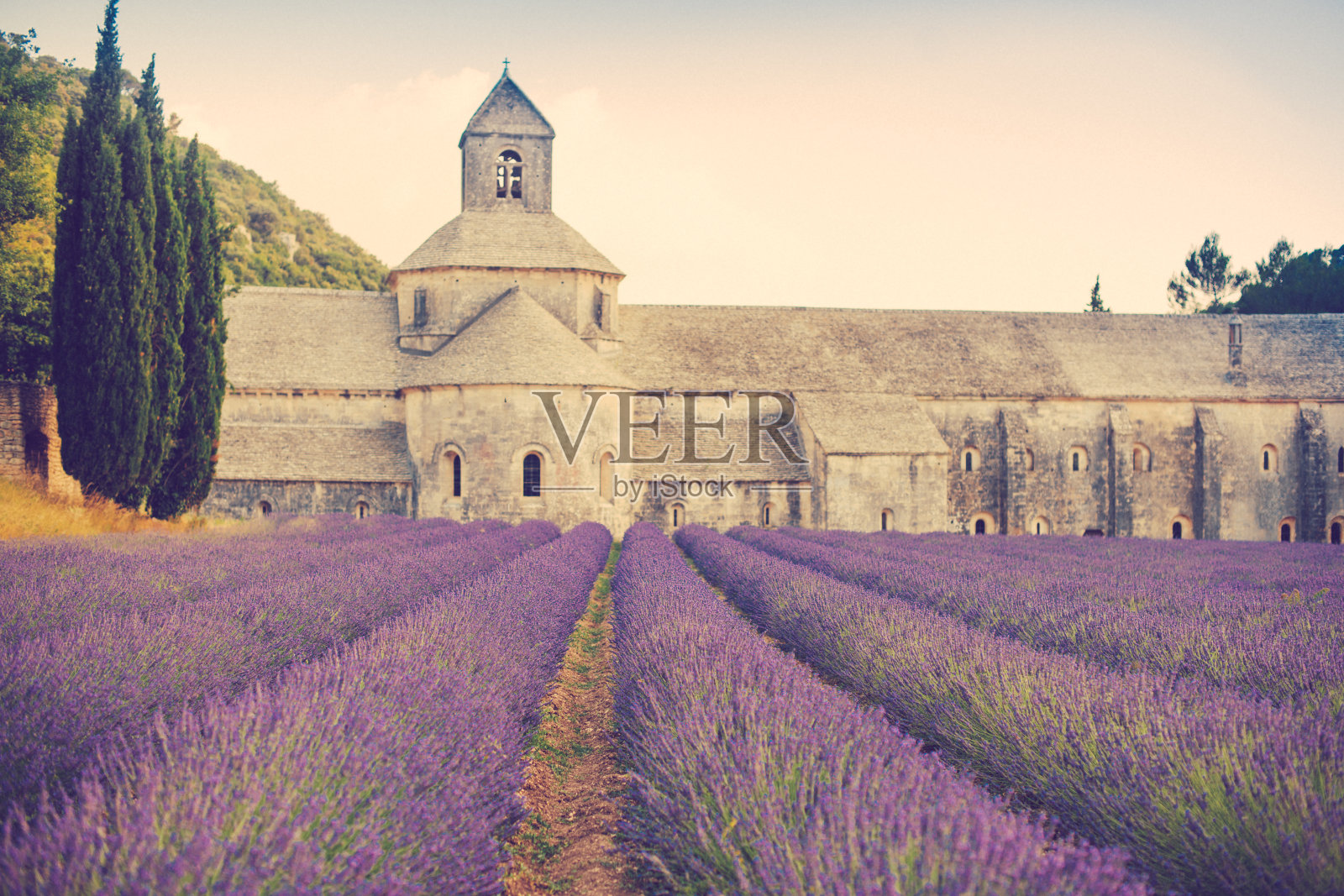 塞南克修道院照片摄影图片