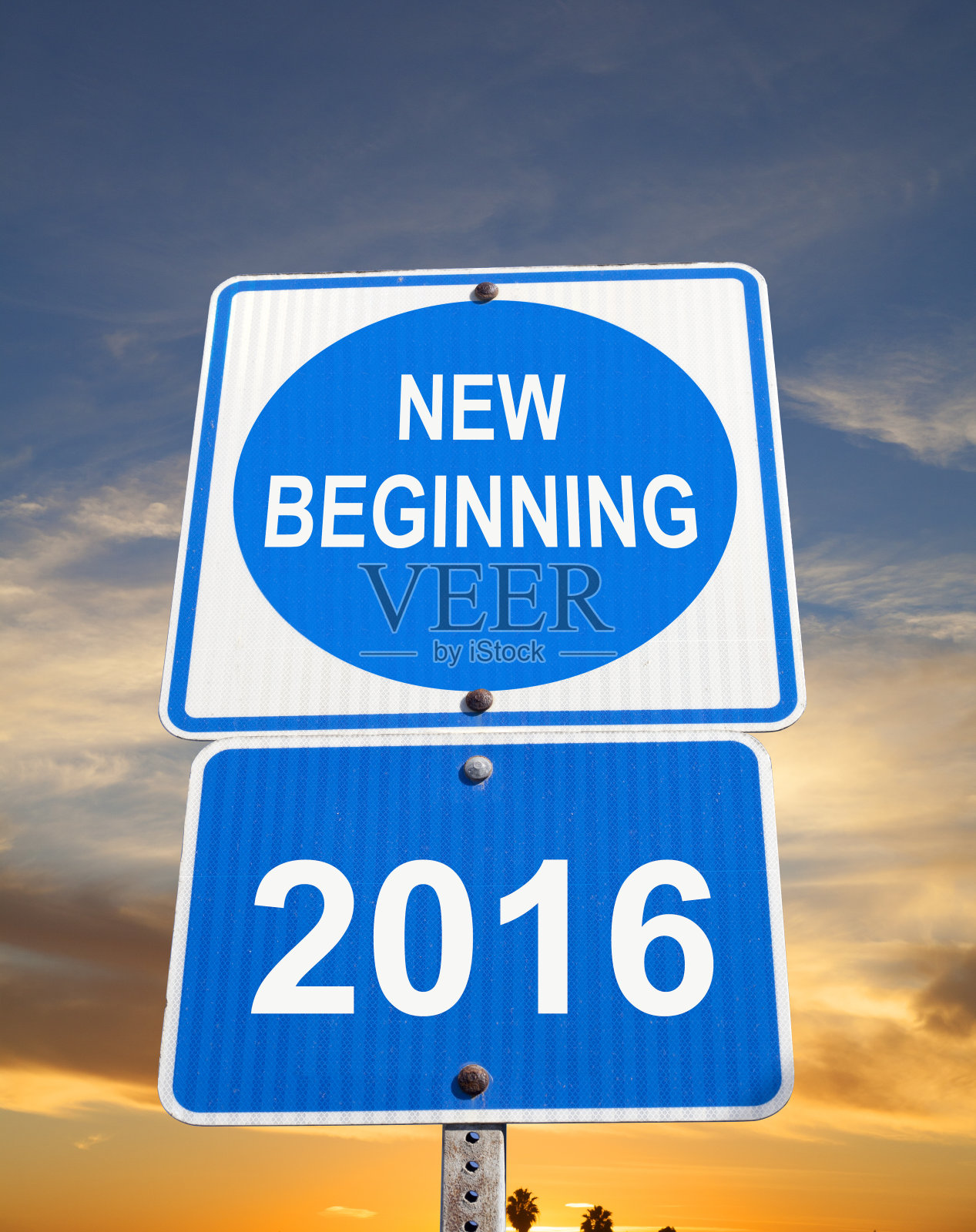 新的开始标志- 2016照片摄影图片