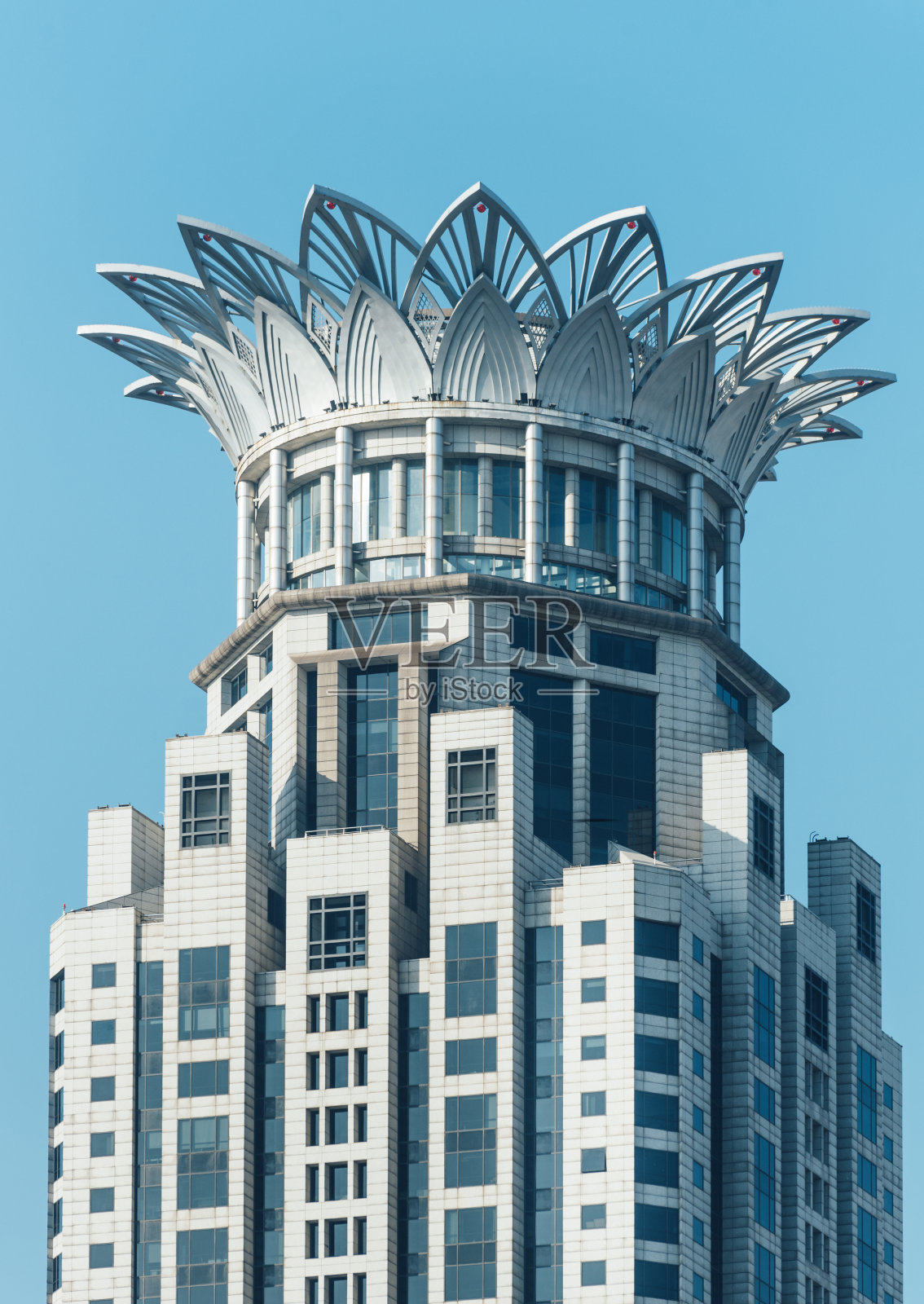 中国上海莲花大厦照片摄影图片