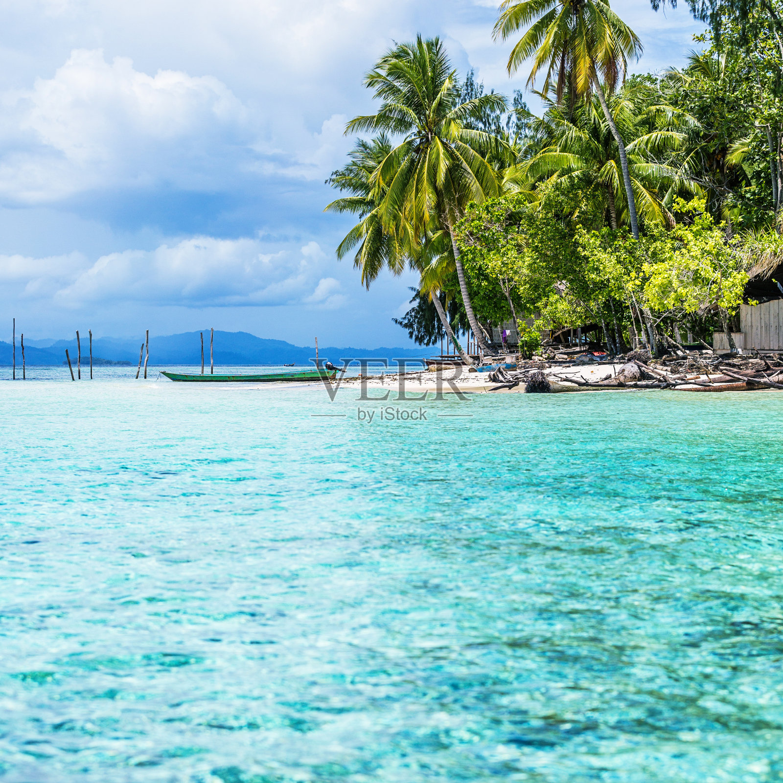 热带岛屿景观照片摄影图片