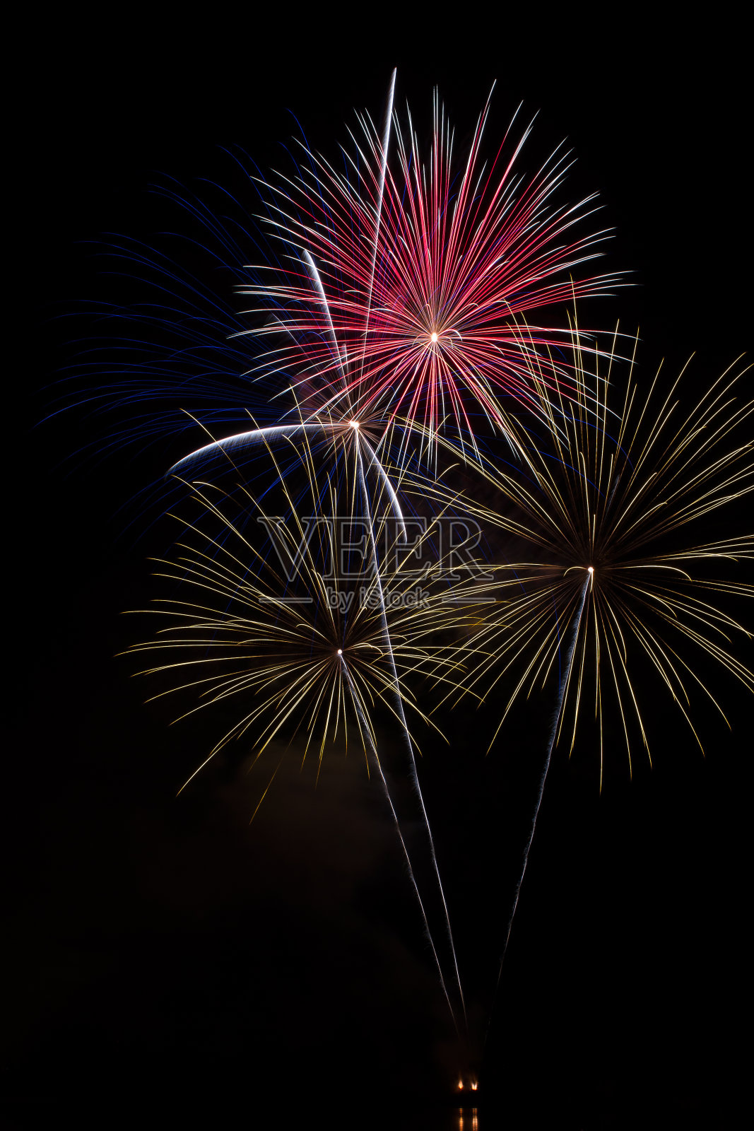 烟花照片摄影图片