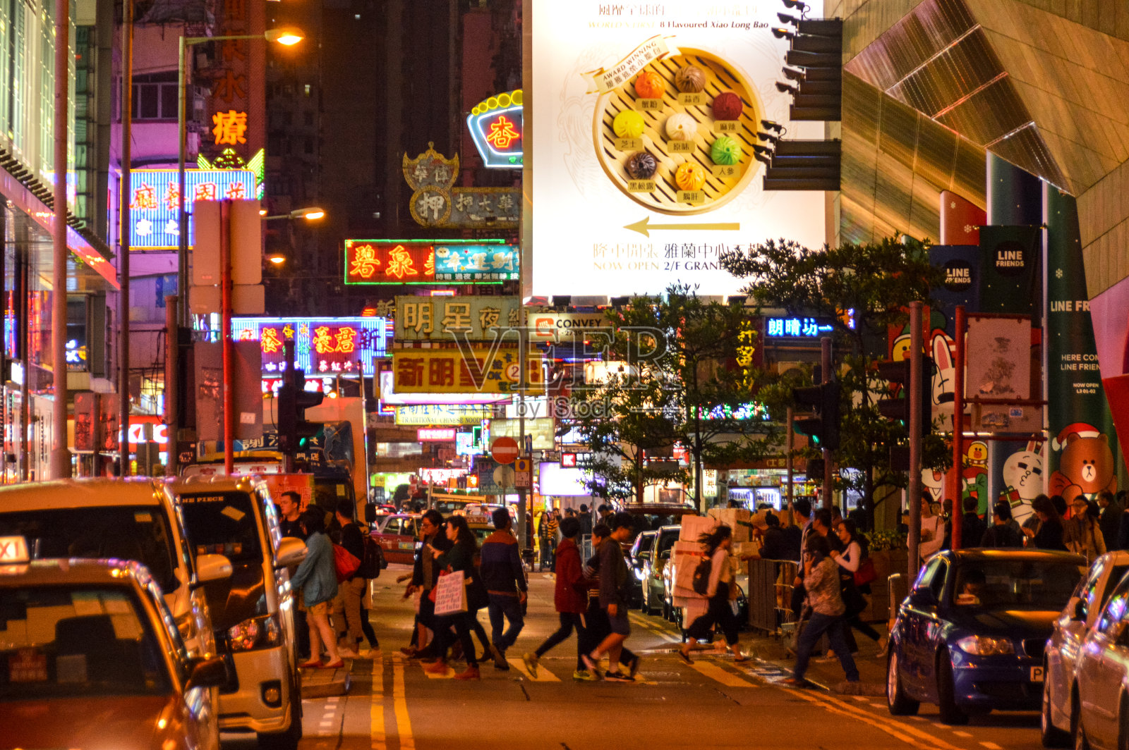 香港热闹的街景照片摄影图片