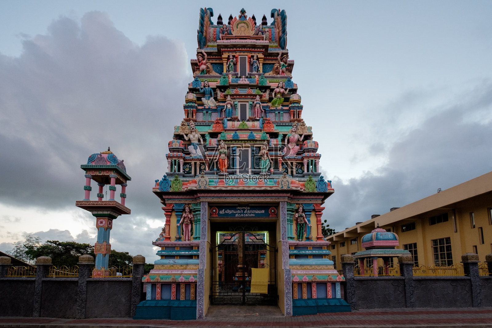 科维尔印度教寺庙Mahebourg毛里求斯岛照片摄影图片