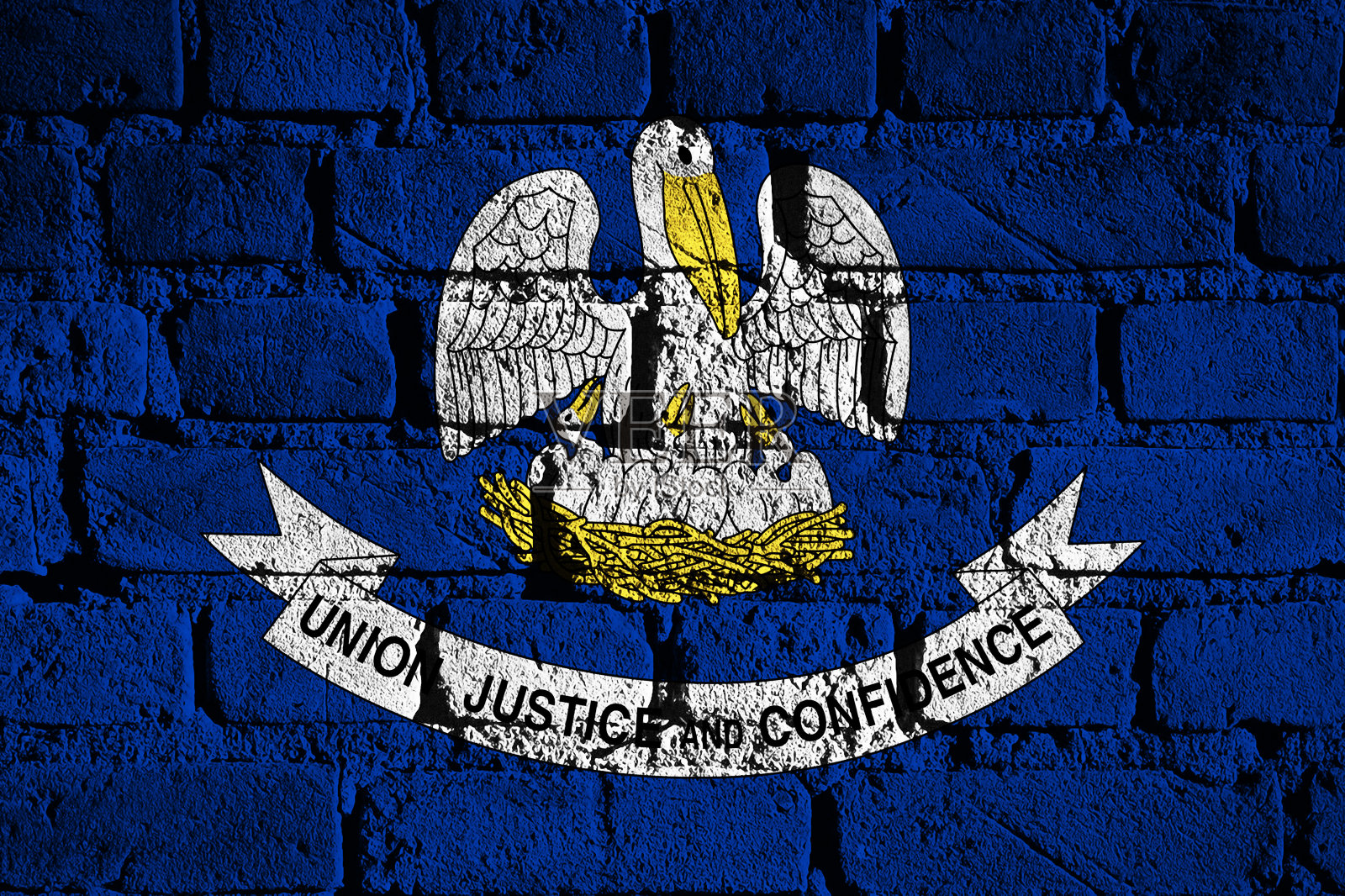 美国路易斯安那州旗照片摄影图片