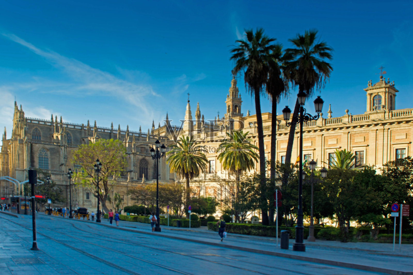 塞维利亚大教堂照片摄影图片