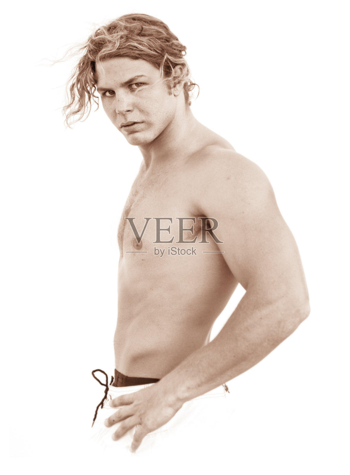 冲浪者的态度照片摄影图片