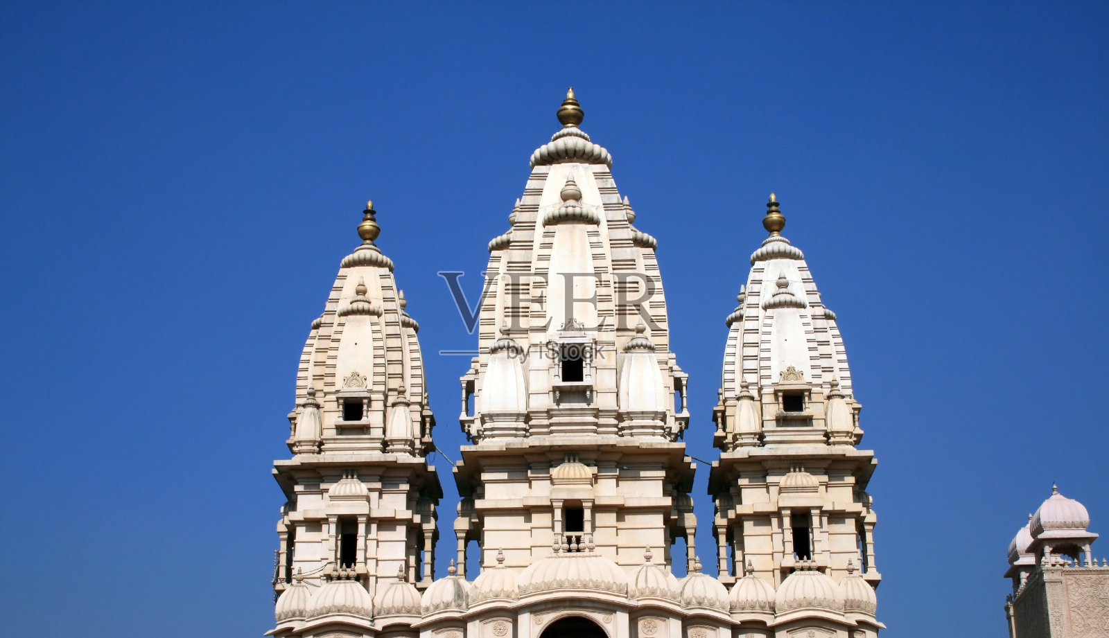 德里的印度教寺庙照片摄影图片