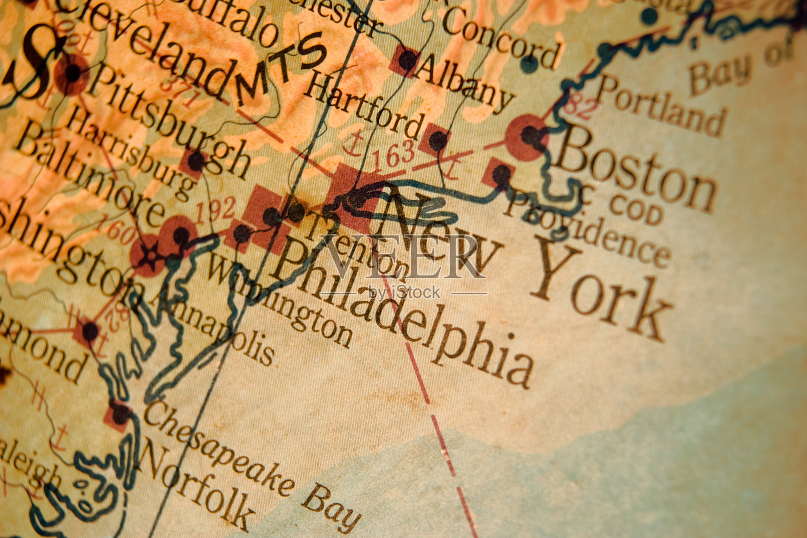 老地图的纽约2照片摄影图片