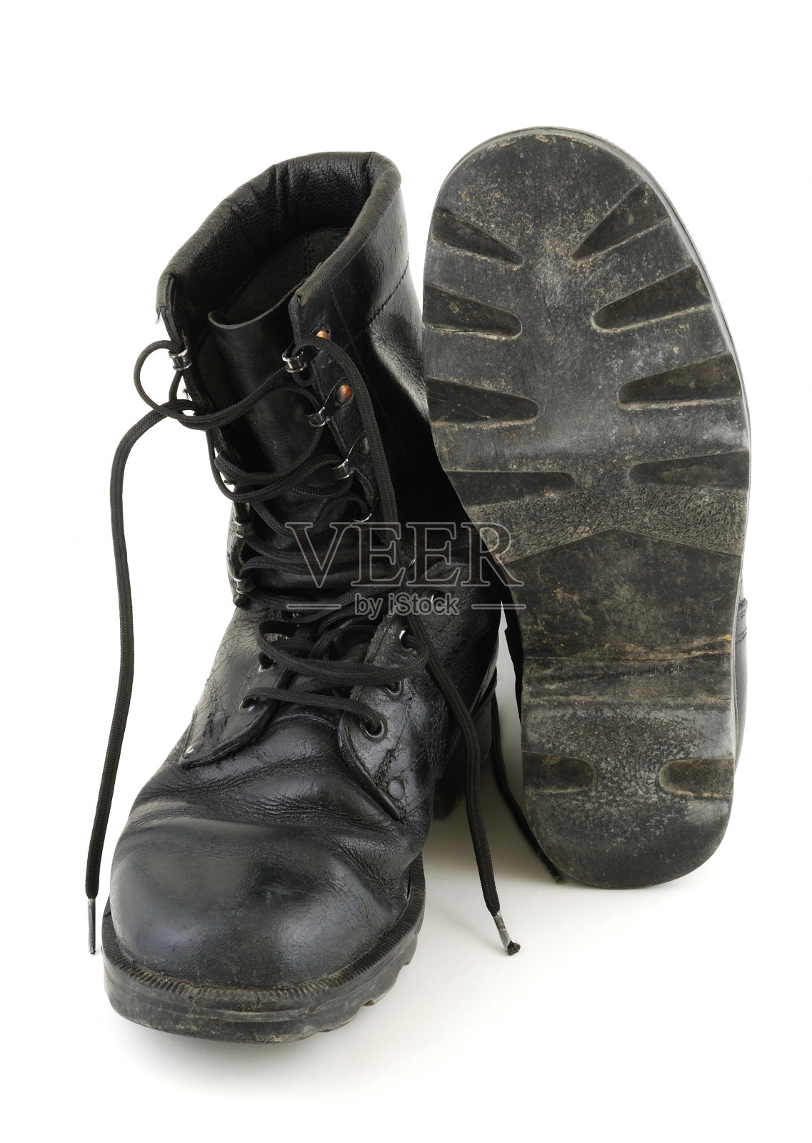 孤立的靴子照片摄影图片