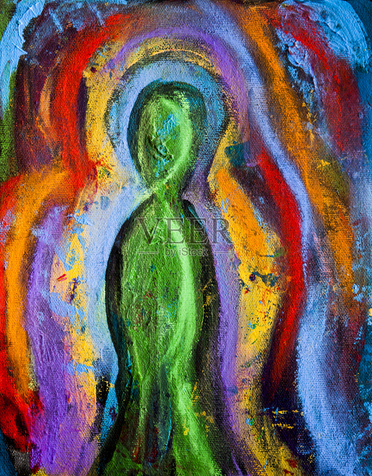 艺术品:光环能量场插画图片素材