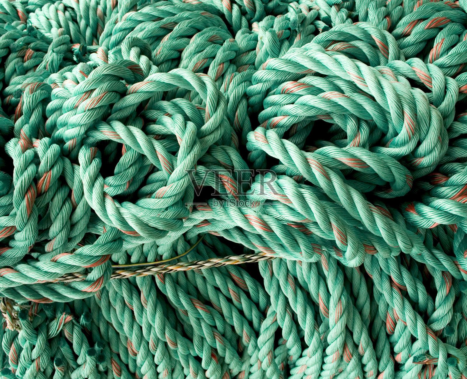 绿色的绳子照片摄影图片