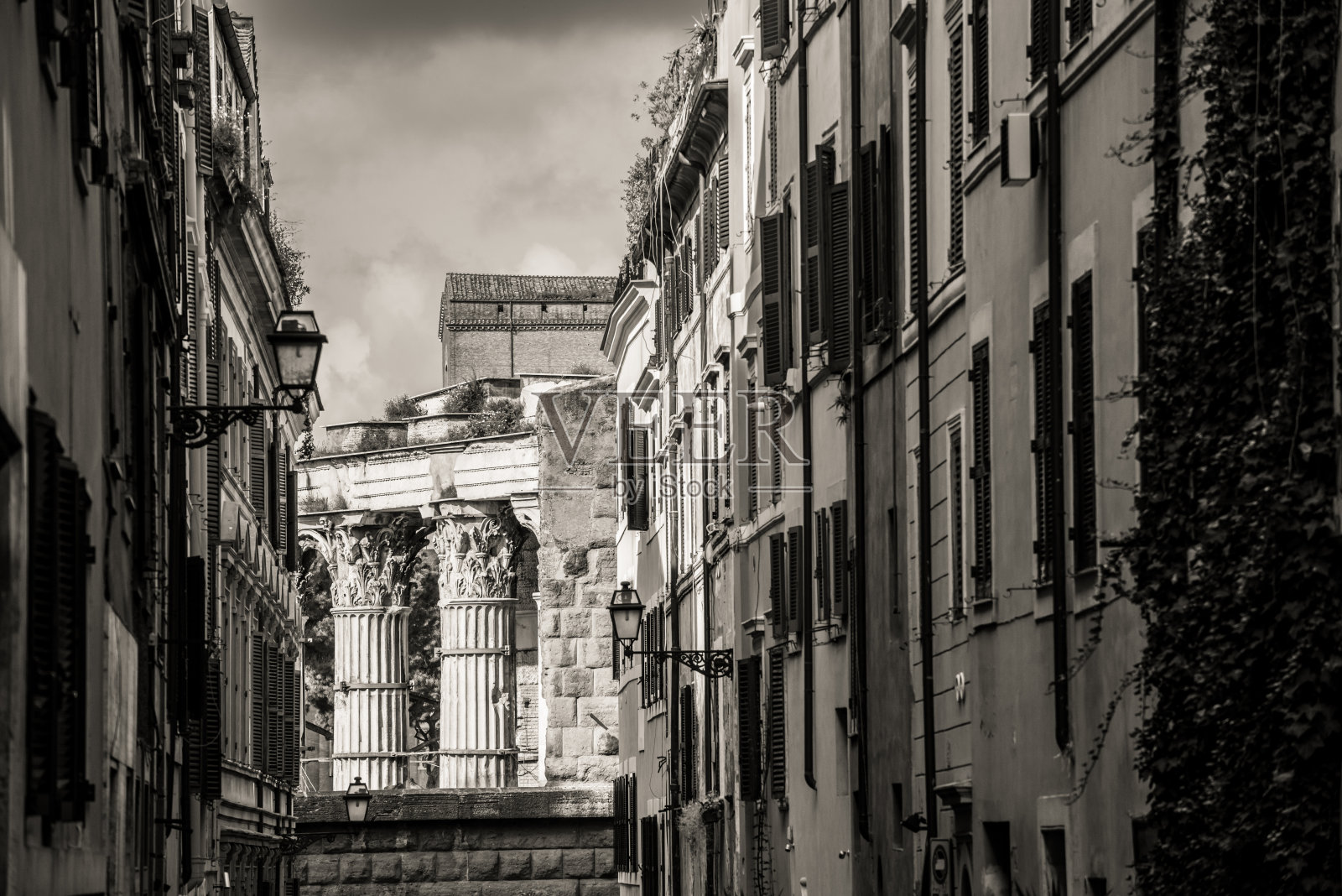 罗马的建筑和废墟照片摄影图片