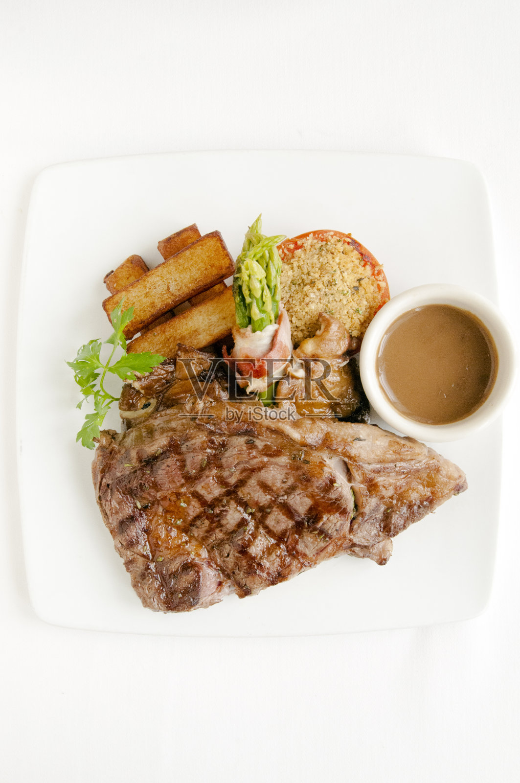 烧烤牛排照片摄影图片