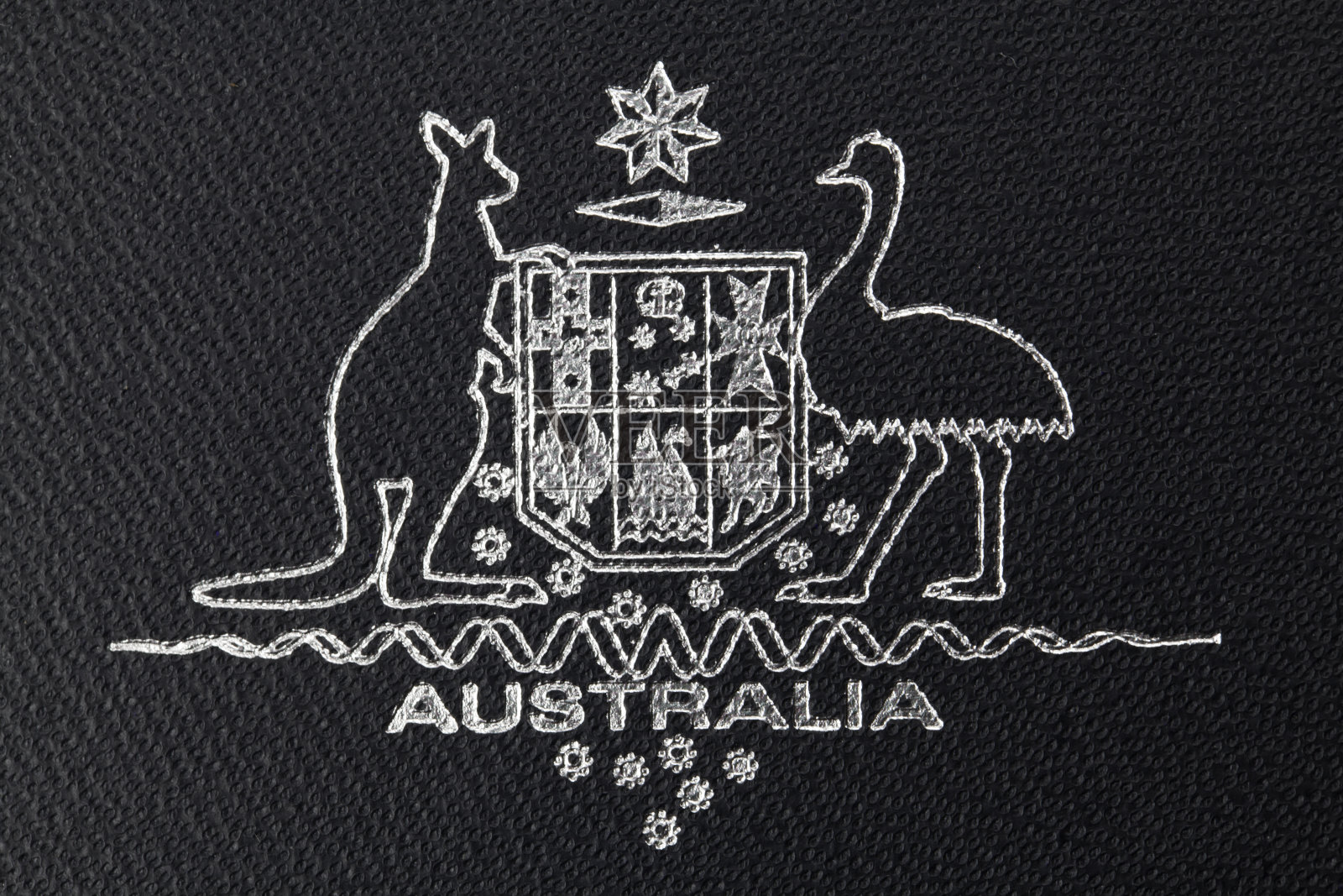 澳大利亚护照照片摄影图片