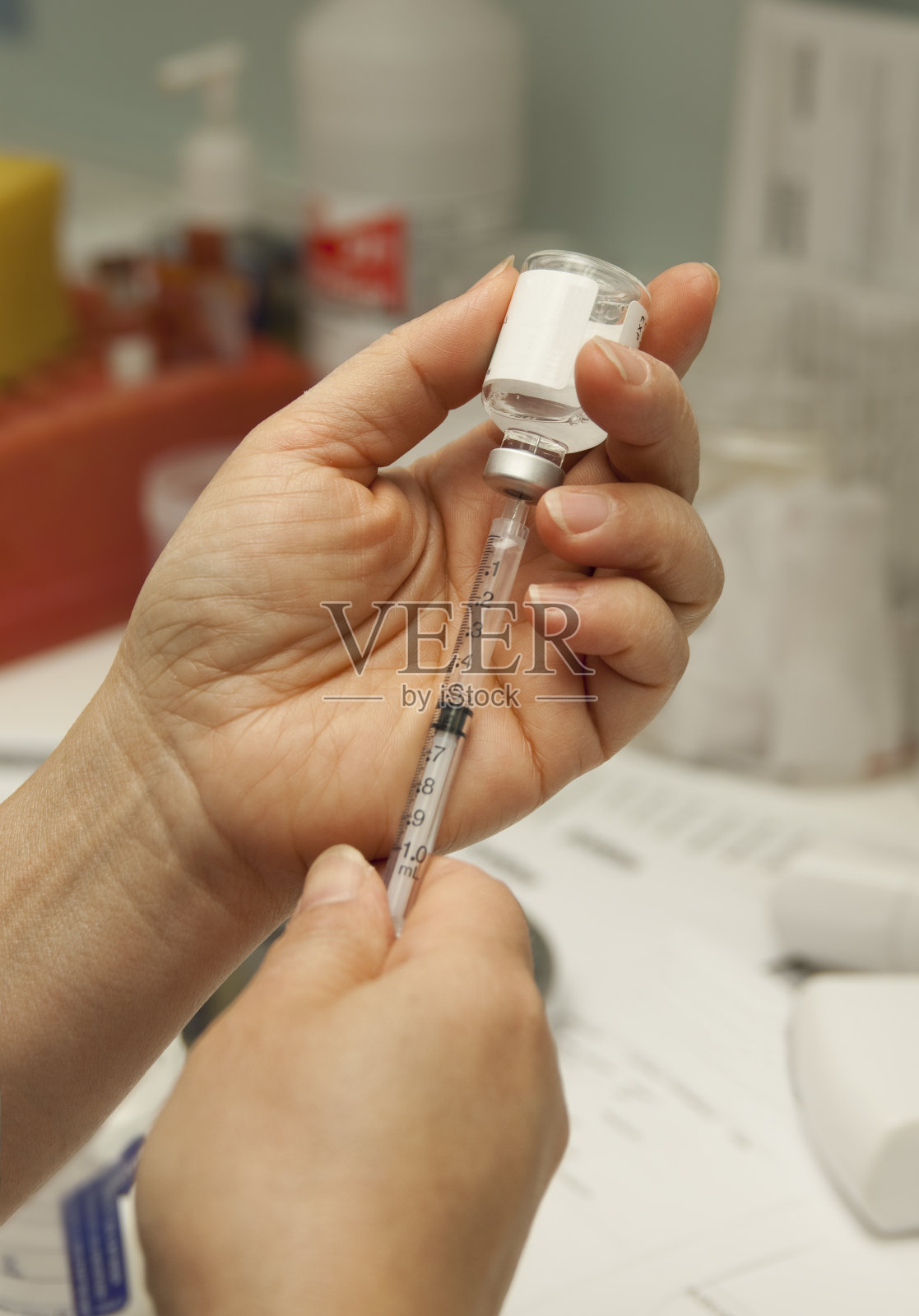 准备注射照片摄影图片