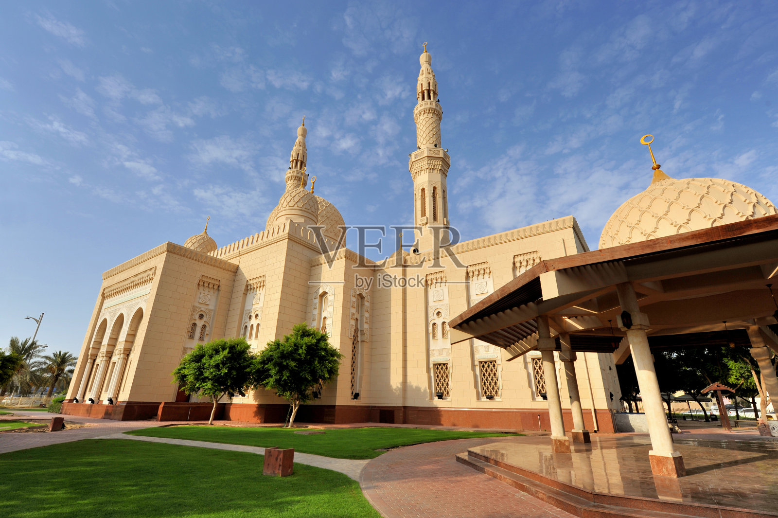 迪拜朱美拉清真寺照片摄影图片