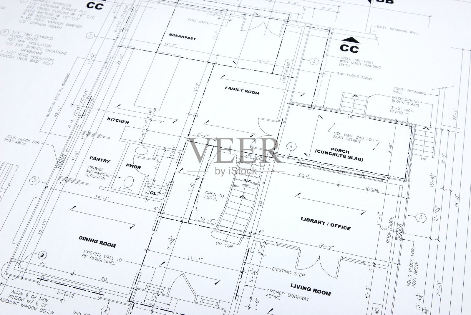 蓝图插画图片素材