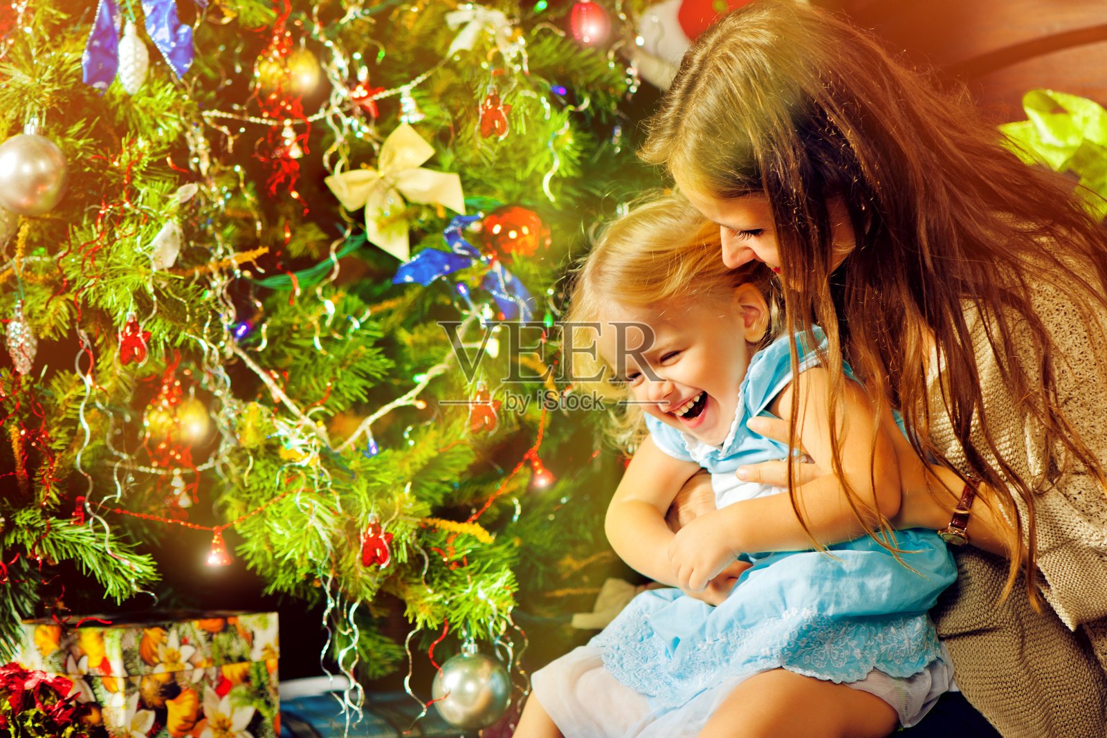 圣诞夜照片摄影图片