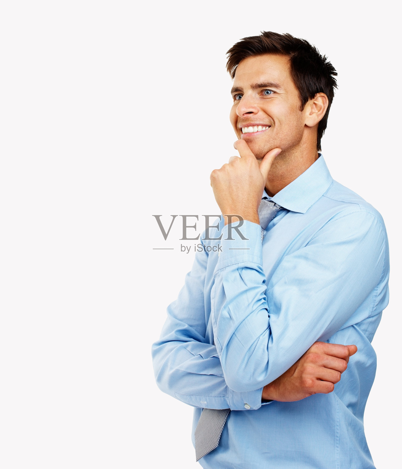 精明的商人思维照片摄影图片