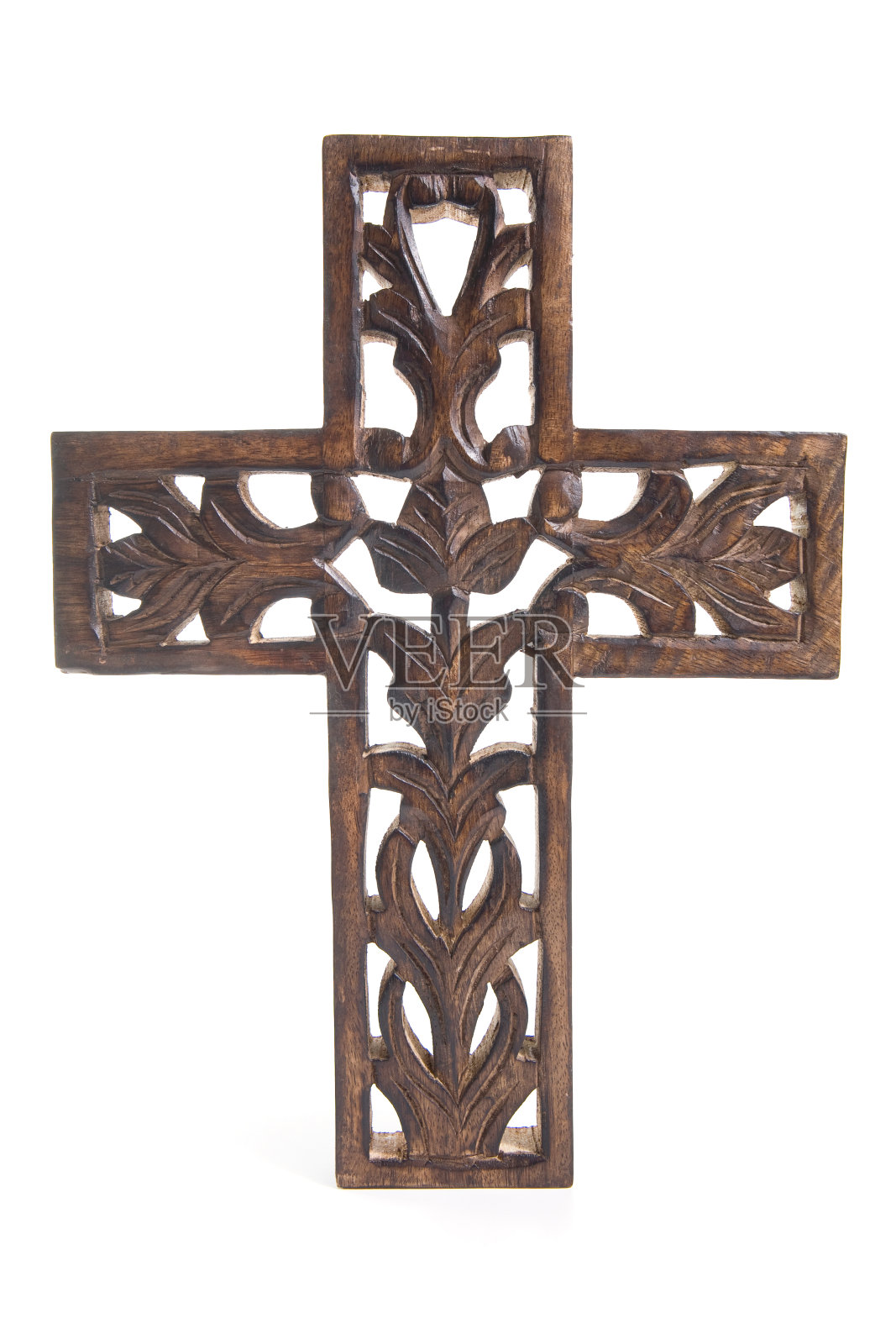 木十字架孤立照片摄影图片